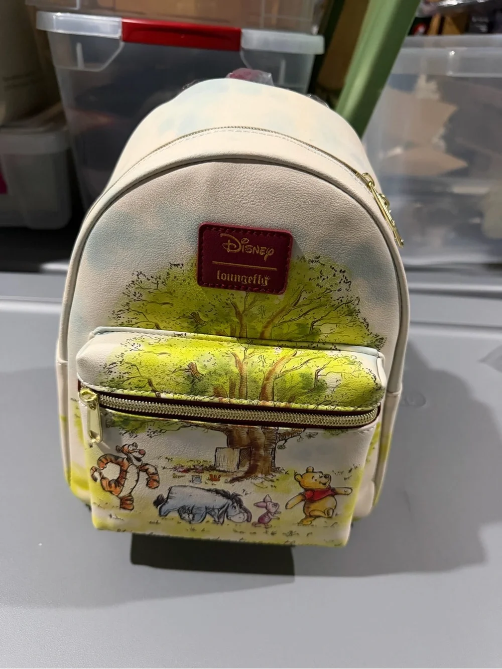 Disney Loungefly Winnie The Pooh & Friends Mini Backpack Watercolor Bag
